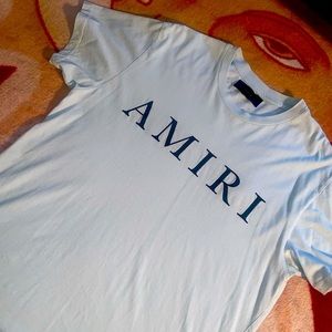 Amiri Logo Print T Shirt